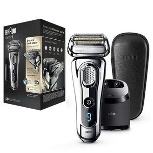 Braun Series 9 9297cc Men's Electric Shaver Wet/Dry Clean & Renew Charger Chrome